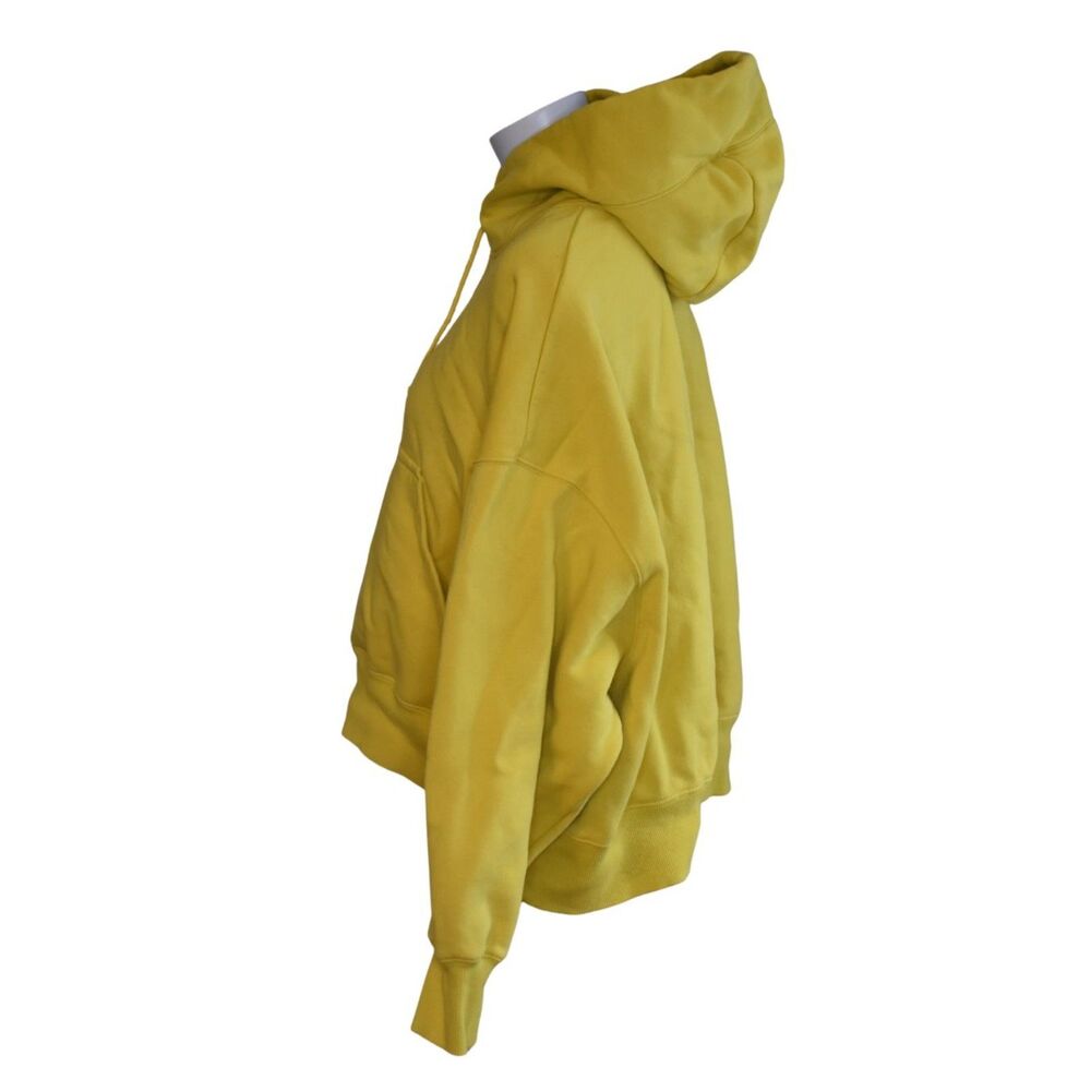 Nike Phoenix Oversized Hoodie Gold Mustard Yellow Athletic Wear Womens Medium - Picture 2 of 8